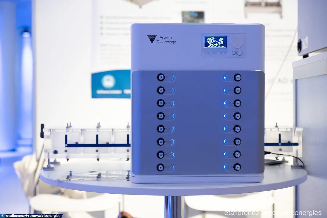 A Chimera on the Anaero Technology stand at EUBCE