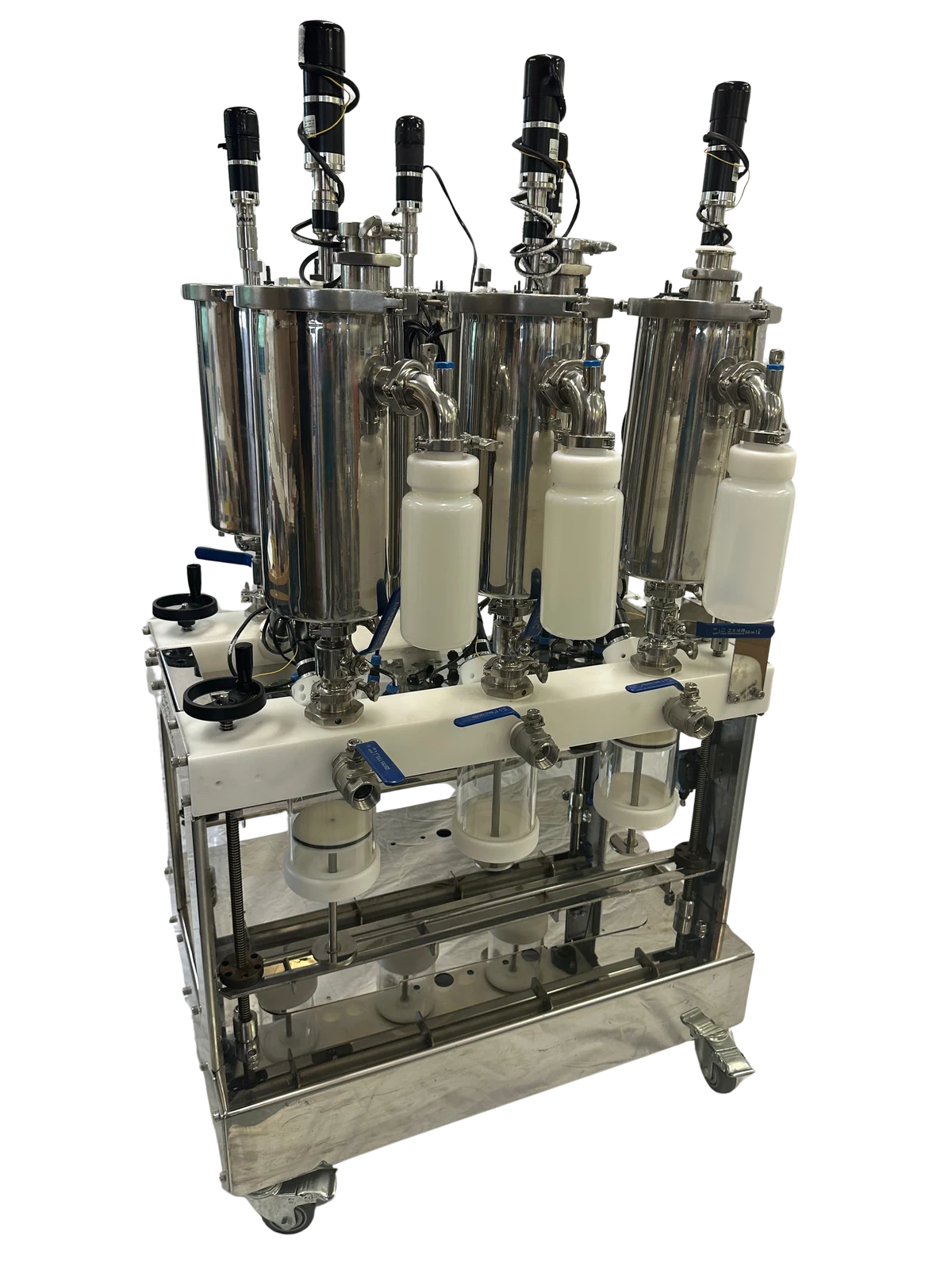 The Lobster digester system with stainless steel reactors and automatic feeders