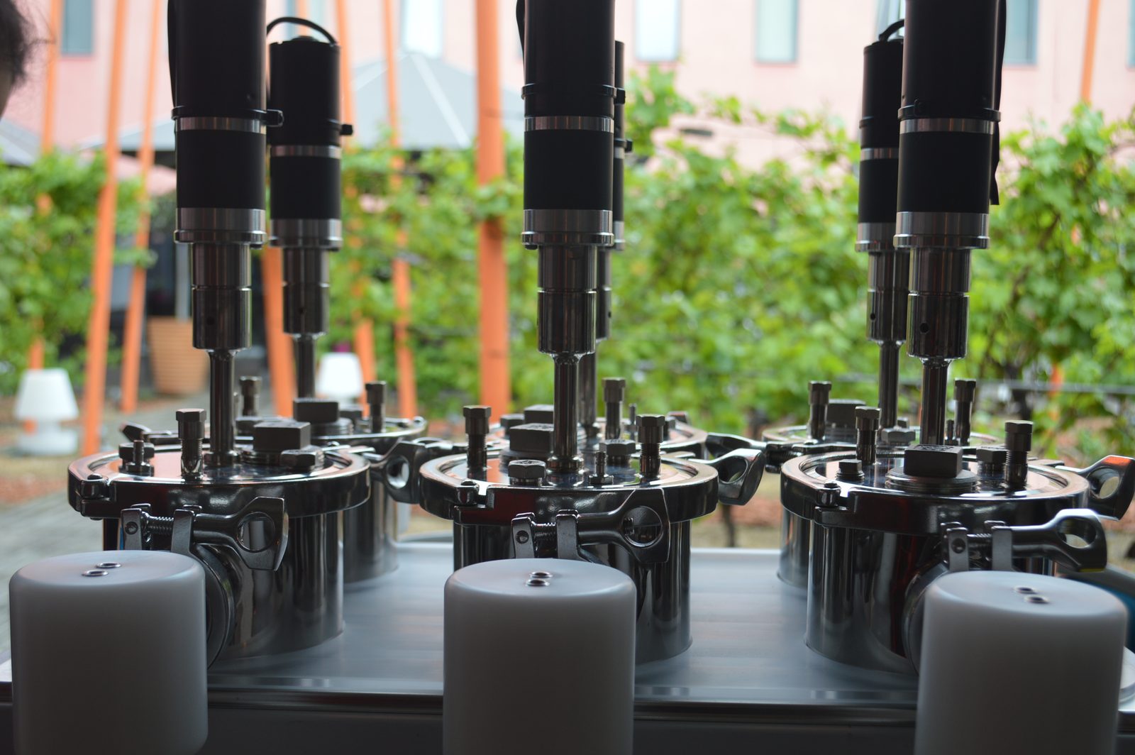Anaero stainless-steel reactors used for lab-scale digestion studies